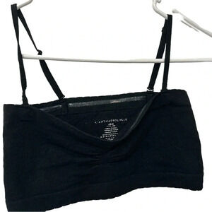 Anthropologie black detachable strap bralette